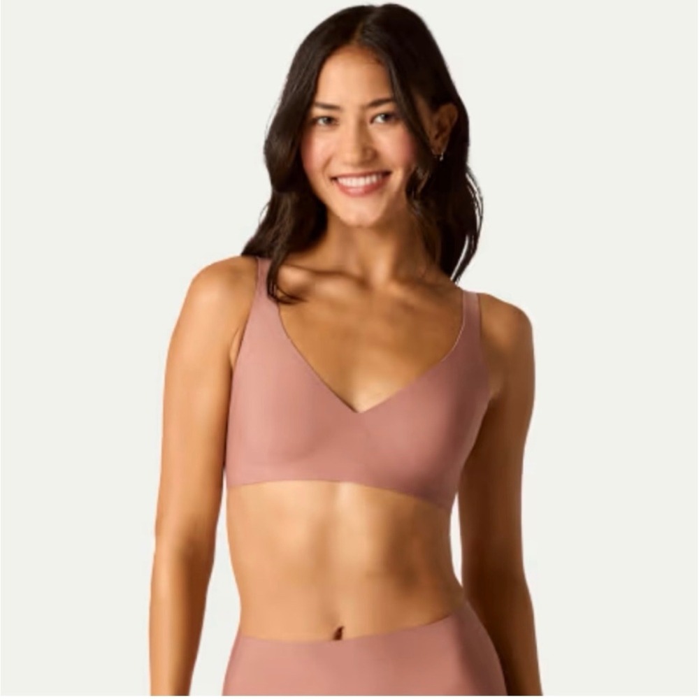 Bombas No Show Plunge Bralette‎ Coco Plum size xs